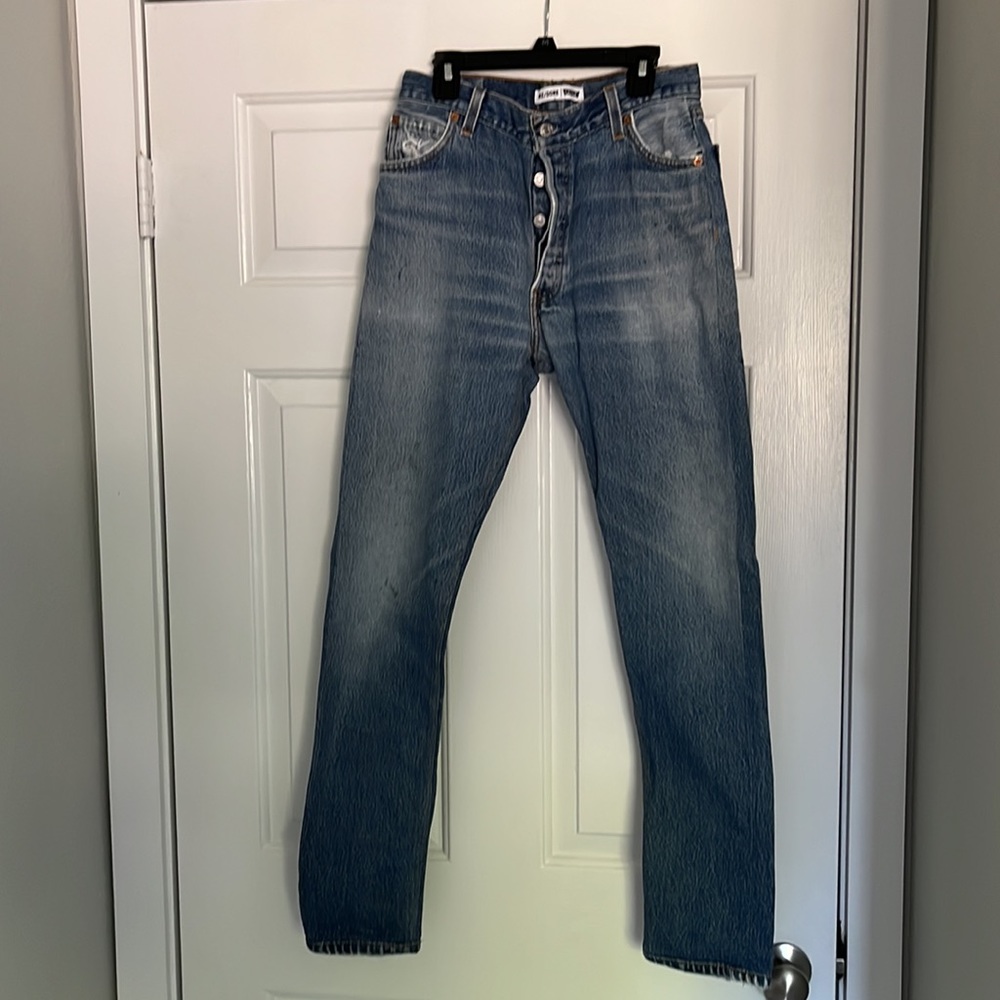 High waisted Levi X REDONE Mom Jeans